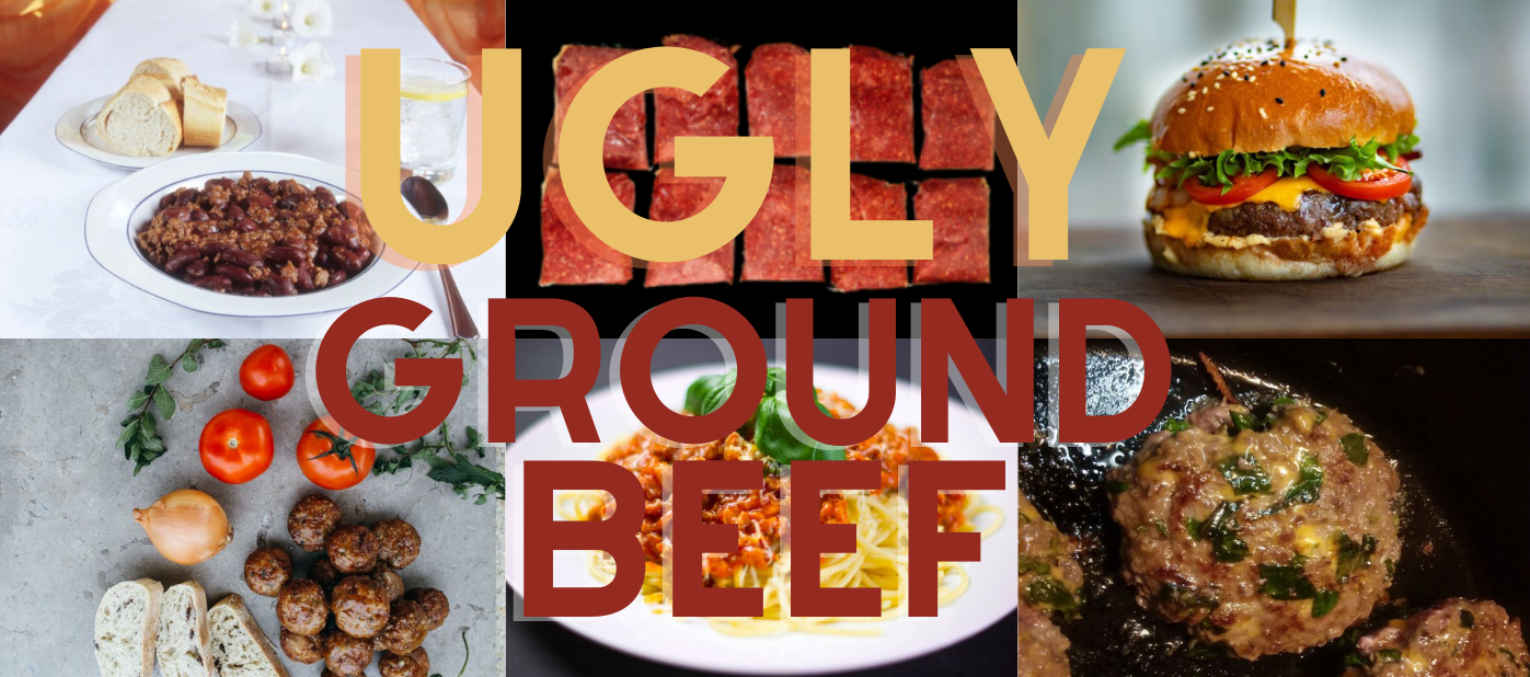 "UGLY" Ground Beef - 100% Grassfed Beef