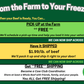 Quarter Beef - FALL Harvest 2025 - 100% Grassfed Beef