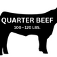 Quarter Beef - FALL Harvest 2025 - 100% Grassfed Beef